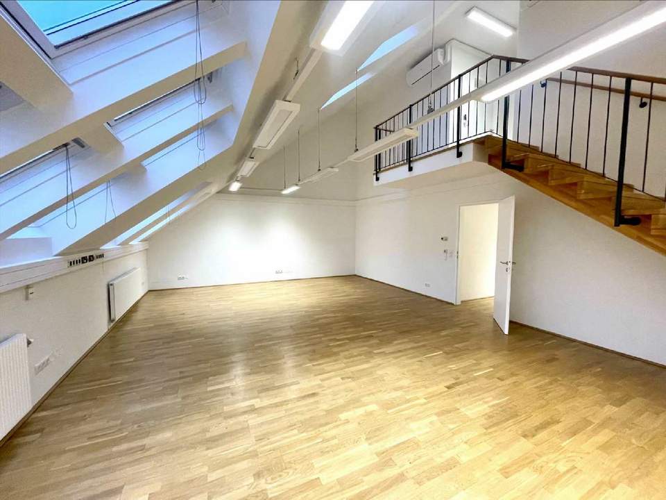 Charme trifft Weitblick: Ihr neues Büro-Loft im Herzen Wiens zu mieten