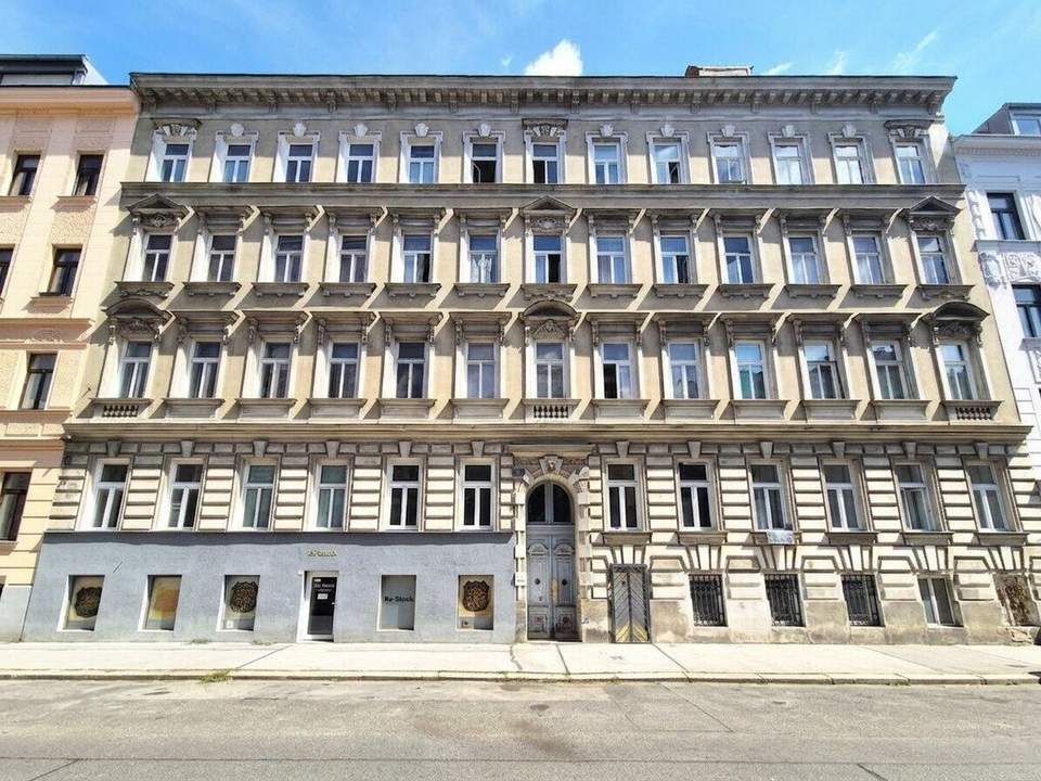 Altbauwohnung mit Charme und Potential Nähe Thaliastrasse- unbefristet vermietet.
