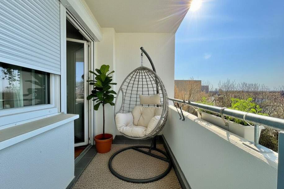 Wohnen im Grünen und bestens angebunden an Wien | GRÜNBLICK in den ruhigen Innenhof | Süd-West-Loggia | inkl. Stellplatz, Wohnung-kauf, 329.000,€, 2353 Mödling