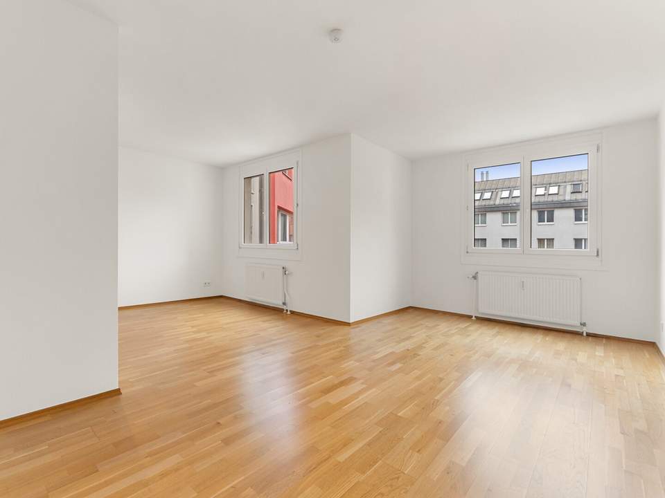 Wohnpark Kornhäusel | Gut aufgeteilte Ein-Zimmer-Wohnung mit Einbauküche im 4. Liftstock