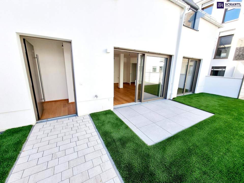 Fire Sale! Premium Townhouse mit Garten und modernster Technik! 3 Zimmer + Ideale Raumaufteilung + Erdwärme + Absolute Ruhelage + Tiefgarage! Nachhaltig und zukunftssicher investiert!