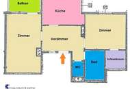 Leben im Grünen ohne Verkehr und in Ruhe