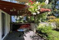 Architektenwohnung in Gersthof – 3 Zimmer im 1. Stock mit eigenem Garten, Terrasse und Loggia, Lift, offener Kamin, hochwertigste Ausstattung