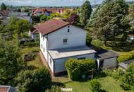 Einfamilienhaus mit großem Garten, Doppelgarage und viel Potenzial in Graz-Straßgang