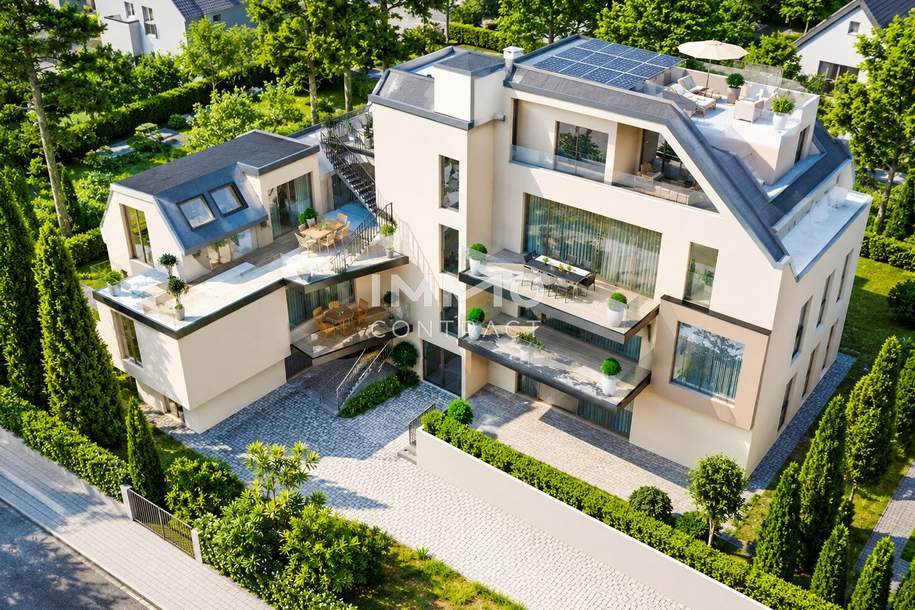 Bereits 74% fortgeschrittenes Wohnbauprojekt für 8 Wohnungen, Freiflächen & Garage, Grund und Boden-kauf, 1130 Wien 13., Hietzing