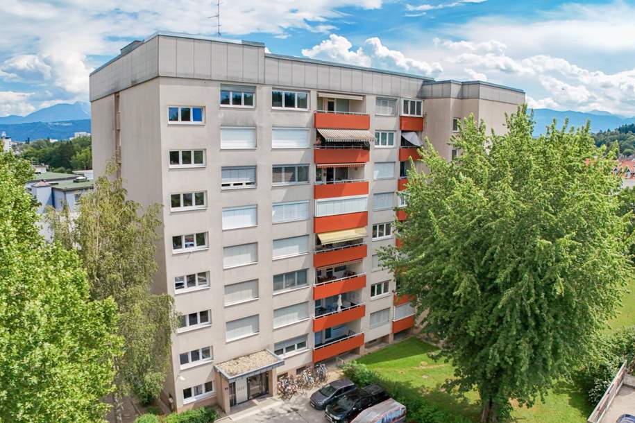 Nette 2-Zimmer-Wohnung mit Loggia nähe Klinikum, Wohnung-kauf, 165.000,€, 9020 Klagenfurt(Stadt)