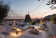 Panorama Terrassenresidenz über den Dächern von Klosterneuburg