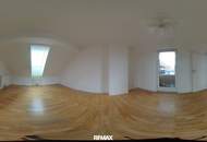 Sommer, Sonne, Maisonettewohnung mit sonniger Dachterrasse