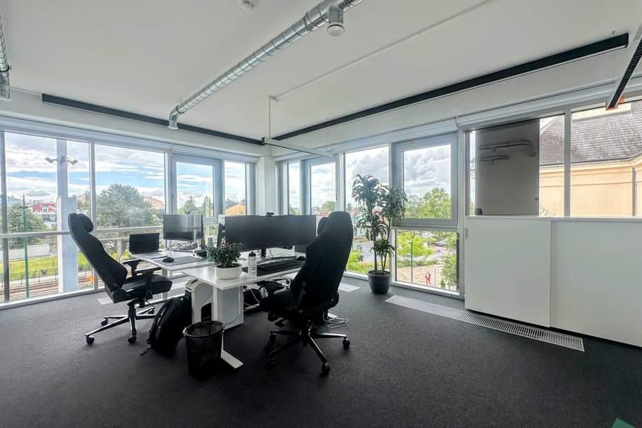 Repräsentative Bürofläche direkt an der Badner Bahn – vollausgebaut und sofort bezugsfertig, Gewerbeobjekt-miete, 4.791,29,€, 2351 Mödling