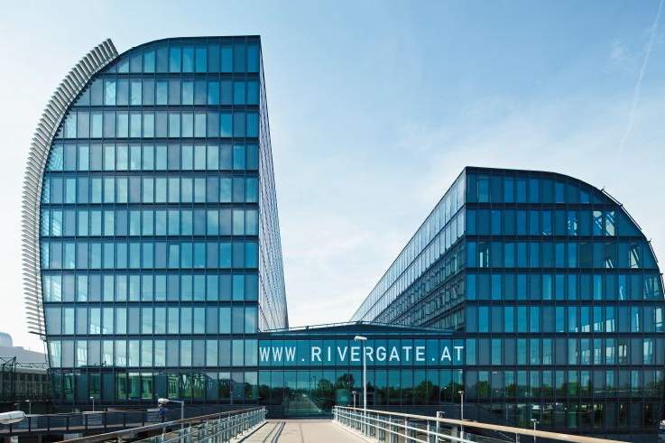 Geschäftsfläche im RIVERGATE zu mieten, Gewerbeobjekt-miete, 3.498,48,€, 1200 Wien 22., Donaustadt