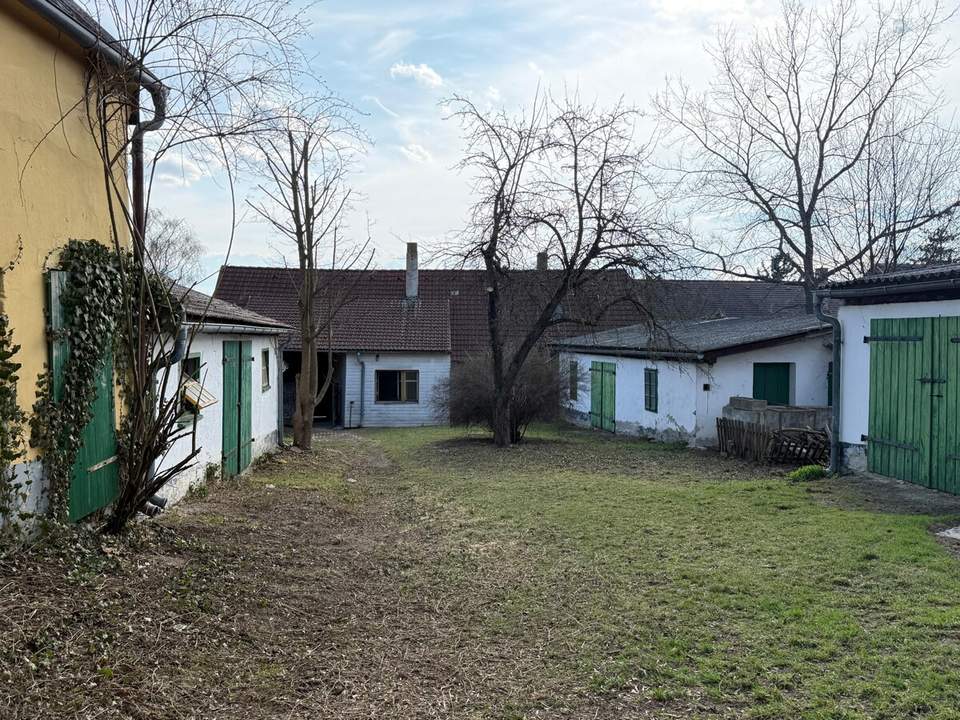 BAUERNHOF MIT MEHREREN GEBÄUDEN - PRESSHAUS &amp; GEWÖLBEKELLERN – SANIERUNGSBEDARF MIT VIEL POTENZIAL