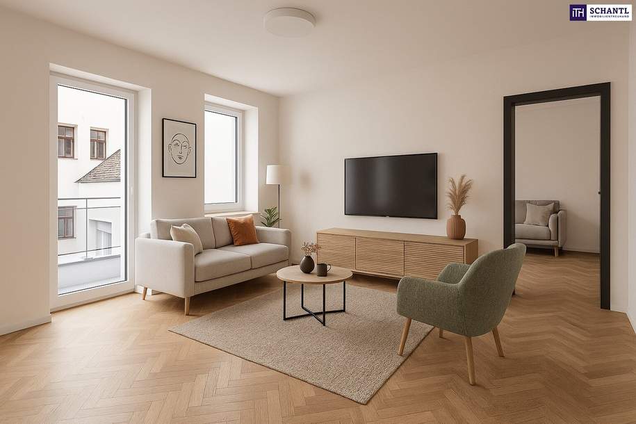 ***Stilvoller Altbau mit Dachgartenflair – 3-Zimmer-Wohnung mit großer Terrasse &amp; moderner Technik - Klimaanlage &amp; Luftwärmepumpe inklusive***, Wohnung-kauf, 539.000,€, 1160 Wien 16., Ottakring