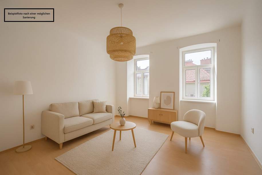 ++NEU++ sanierungsbedürftige 2-Zimmer Altbau-Wohnung in toller Lage!, Wohnung-kauf, 118.890,€, 1120 Wien 12., Meidling