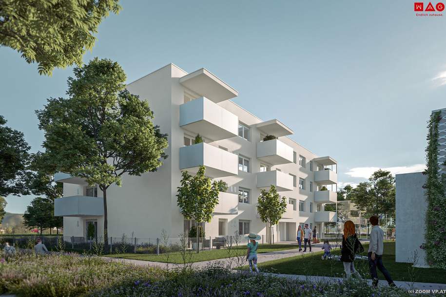 Moderne Lebensqualität in Leonding - geförderte Mietwohnungen mit ausgezeichneter Infrastruktur, Wohnung-miete, 954,04,€, 4060 Linz-Land