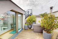 Exklusives Dachgeschossjuwel mit großzügiger Terrasse und Balkon beim Spittelberg