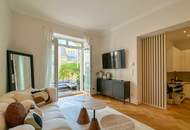 Charmant renovierte Altbauwohnung mit Terrasse und Garten in bester Lage