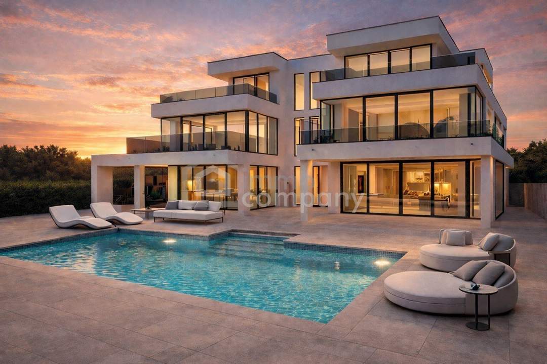 Luxusvilla nahe Wien | 406 m² Wohnfläche | Pool, Wellness &amp; Lift | Weinbergblick im Weinviertel