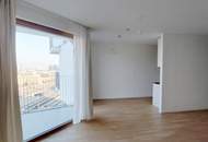 Sonnwendviertel: 1-Zimmer-Wohnung mit Balkon in der 6. Etage – Fitnessraum, Co-Working &amp; Rooftop-Terrasse inklusive!