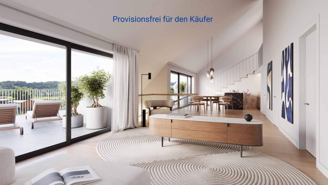 Penthouse mit Dachterrasse in zentraler Ruhelage in Urfahr
