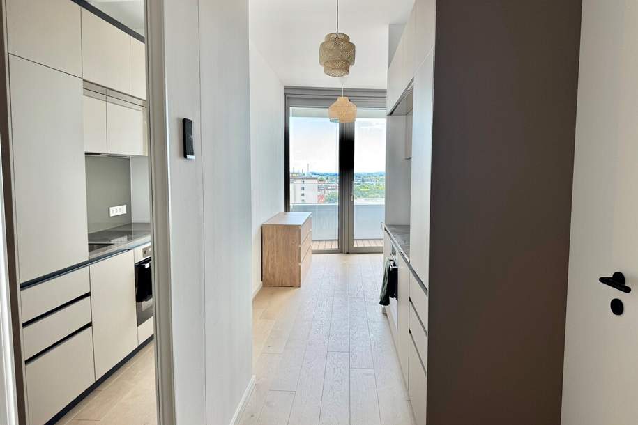 DANUBEFLATS: Fully furnished - Doorman, Gym, Pool, Wellness - LUXUS WOHNEN, Wohnung-miete, 1.500,00,€, 1220 Wien 22., Donaustadt