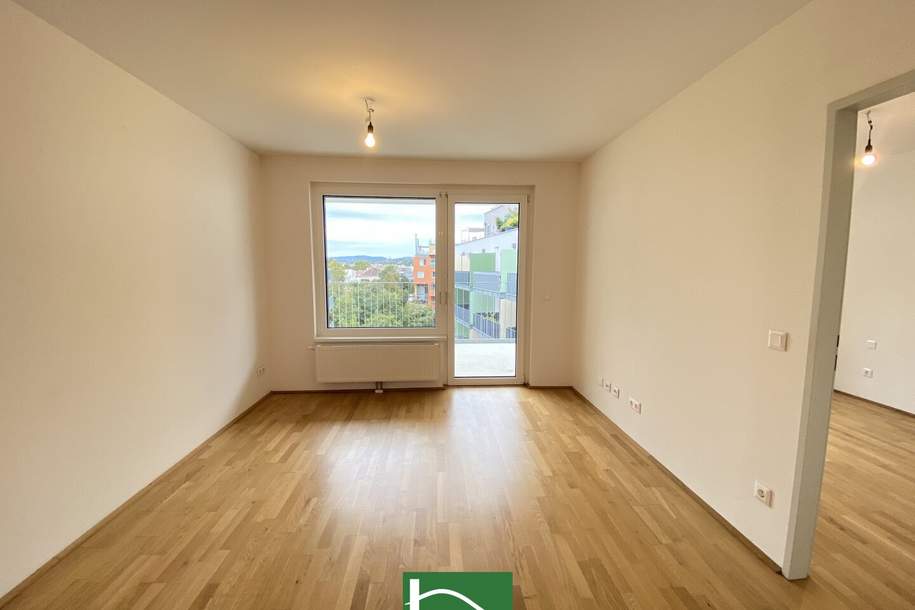 Top Gesamtpaket! Großer Innenhof-Balkon, hochwertige Ausstattung und tolle Lage nahe S-Bahn Jedlersdorf, Straßenbahn 26 und SCN!, Wohnung-miete, 925,00,€, 1210 Wien 21., Floridsdorf