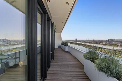 ++ LUXURIÖSE MIETWOHNUNG mit AUSSICHT ++ DANUBE FLATS, Wohnung-miete, 4.490,00,€, 1220 Wien 22., Donaustadt