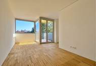 ERSTBEZUG | Außenflächen mit direktem Blick auf den Kahlenberg | vollausgestattete Küchen | Fußbodenheizung und Fußbodenkühlung