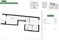 Die Wohnung zum Wohlfühlen - große und ruhige 2.Zimmer-Wohnung mit energieeffizienter Wärmepumpe und Loggia - bei U1!