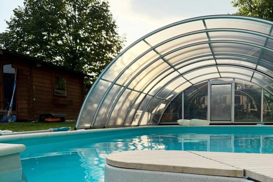 "BUNGALOW mit Pool - WohnGENUSS auf einer Ebene!", Haus-kauf, 777.000,€, 2522 Baden