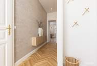 Innenarchitektonisch gestaltete 2-Zimmer-Musterwohnung mit Wohnküche und Terrasse
