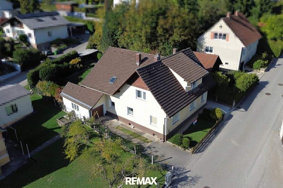 Großzügiges Einfamilienhaus in Haag/NÖ mit Balkon, Terrasse &amp; Garage – €320.000, Haus-kauf, 320.000,€, 3350 Amstetten
