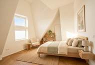 Über den Dächern des Stuwerviertels: elegante 3-Zimmer-Dachgeschosswohnung mit privater Dachterrasse nahe Prater