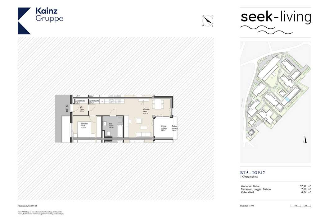 NEUBAU! 2 Zimmer Wohnung mit Balkon in Seekirchen