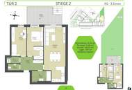 Provisionsfrei! 3-Zimmer Neubauwohnung mit großem Eigengarten