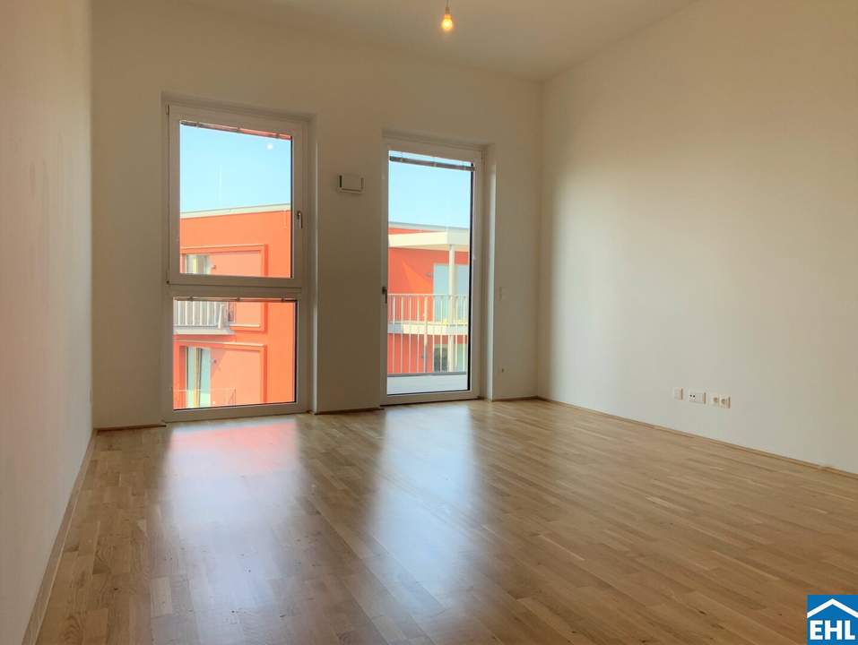 Perfekt geschnittene 2-Zimmer-Wohnung mit großem Balkon an der Lände!