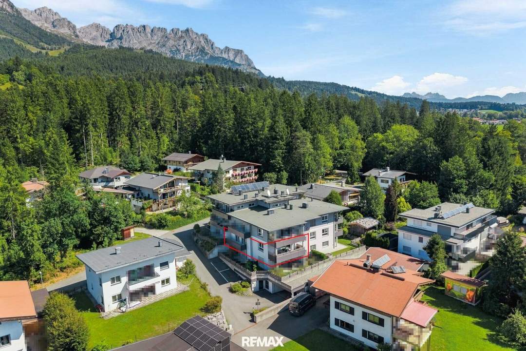 Luxuriöse, lichtdurchflutete neuwertige Wohnung mit exklusiver Ausstattung in bester Ruhelage in Ellmau am Wilden Kaiser
