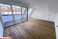Eiinzigartige Dachgeschoss-Maisonette mit 3 Terrassen &amp; Fernblick | ERSTBEZUG am Reinlpark