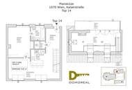Wohnen über den Dächern Wiens – Dachterrassen-Maisonette mit Charakter (inkl. Heizkosten)