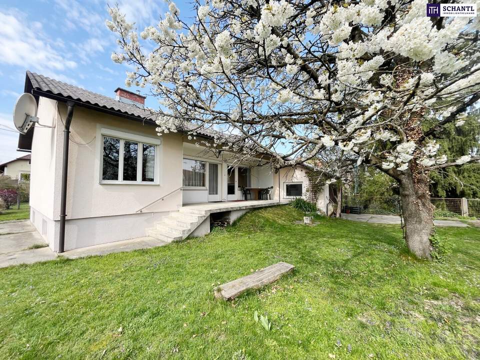PLATZ zum WACHSEN – sanierungsbedürftiges Haus mit großem Garten und traumhaften Bäumen in Graz Liebenau! Bungalow mit Ausbaureserve!