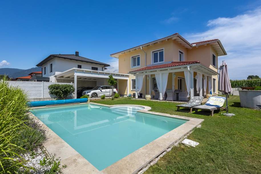 Einfamilienhaus mit Pool in Top Lage, Haus-kauf, 650.000,€, 9500 Villach(Stadt)