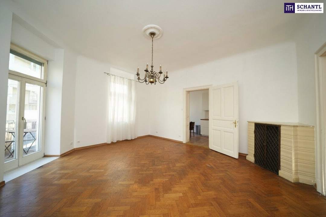 SENSATIONELLE GELEGENHEIT! Charmante Altbauwohnung mit Sonnen-Balkon und Fischgrätparkett! Klassisch-stilvoll wohnen im Grazer Trendviertel