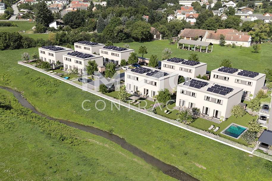 Naturnah Wohnen am Stoober Bach - Moderne Doppelhaushälfte mit Mietkauf-Option, Haus-miete, 938,39,€, 7344 Oberpullendorf