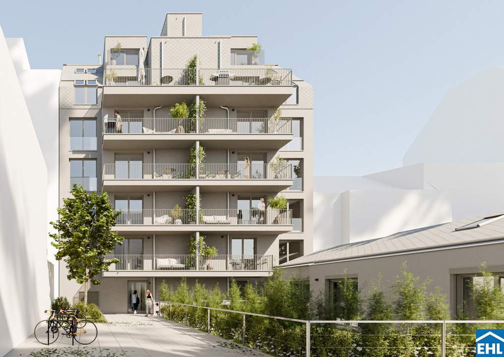 Moderne 3-Zimmerwohnung im Erstbezug mit hellem, ruhigem Balkon