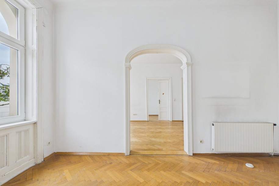 176 m² ALTBAU-ENSEMBLE IN NUSSDORF – 2 WOHNUNGEN TÜR AN TÜR | SANIERUNG & ZUSAMMENLEGUNG MÖGLICH, Wohnung-kauf, 999.000,€, 1190 Wien 19., Döbling