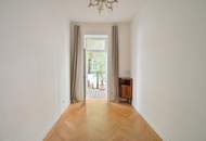 Stilvolle Altbaugartenmaisonette mit Balkon