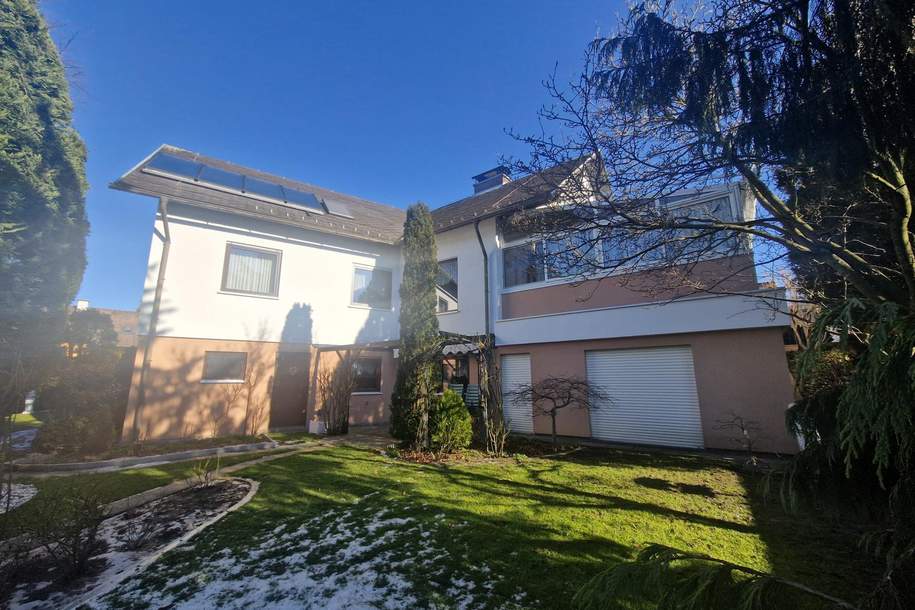 HOCHWERTIGES, SEHR GEPFLEGTES EINFAMILIENHAUS IN AUSGEZEICHNETER, SEHR RUHIGER WOHNLAGE MIT INDOORPOOL, SAUNA, TRAUMHAFTEM WINTERGARTEN SOWIE HERRLICHEM GARTEN SAMT ALTBAUMBESTAND, Haus-kauf, 590.000,€, 2111 Korneuburg