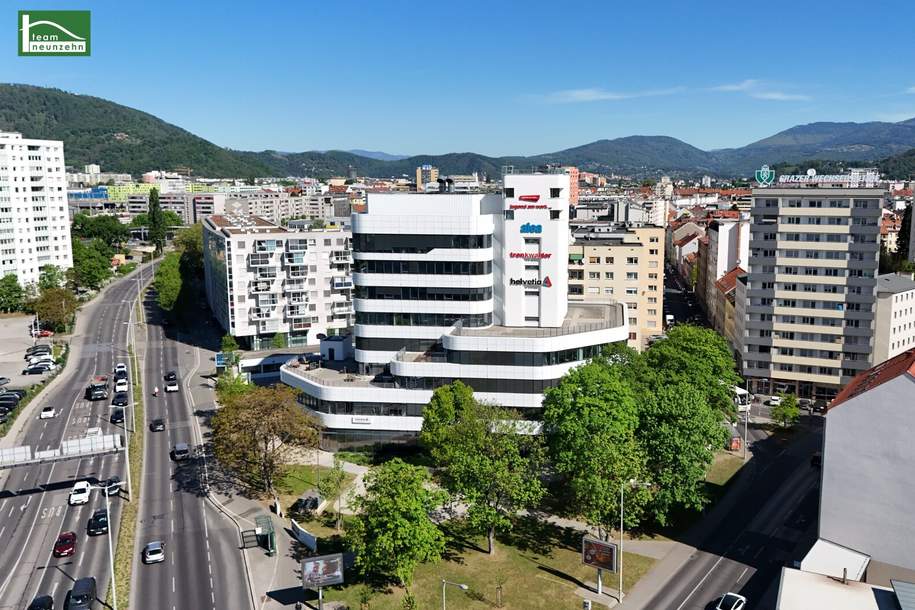 Exklusiver Bürostandort mit Weitblick – Ihre neue Unternehmensadresse in Graz, Gewerbeobjekt-miete, 9.999,07,€, 8020 Graz(Stadt)