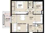 Großzügige 2-Zimmer-Wohnung mit durchdachter Aufteilung und modernem Wohnkomfort