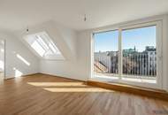 KOMPLETT HOFSEITIGER DG-ERSTBEZUG | Ca. 10 m² Balkon/Terrasse | Nähe Alte Donau | Fernwärme | TG-Stellplatz optional | Ideal für Anleger oder Eigennutzer | Nachhaltiges Projekt