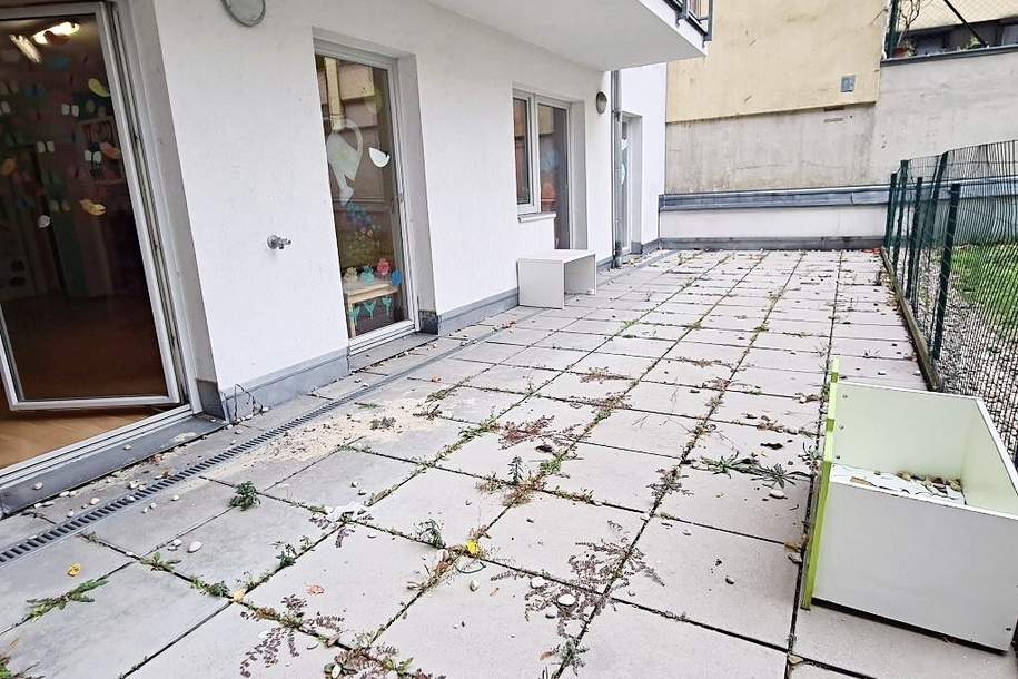 UNBEFRISTET, HOFRUHELAGE, 106 m2 Neubau mit 41 m2 Terrasse, Wohnküche, 3 Zimmer, Wannenbad, Parketten, gefördert, Wohnung-miete, 1.247,62,€, 1100 Wien 10., Favoriten